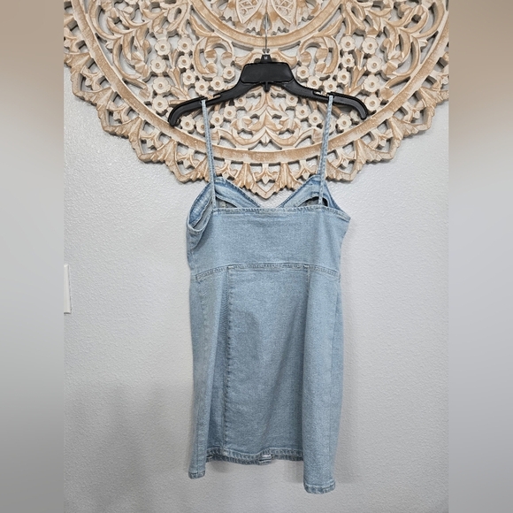 Zara Denim Mini Dress - Picture 6 of 7